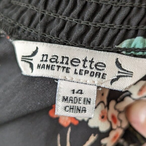 Nanette Lepore Floral-Print A-Line Midi Dress - Picture 10 of 10